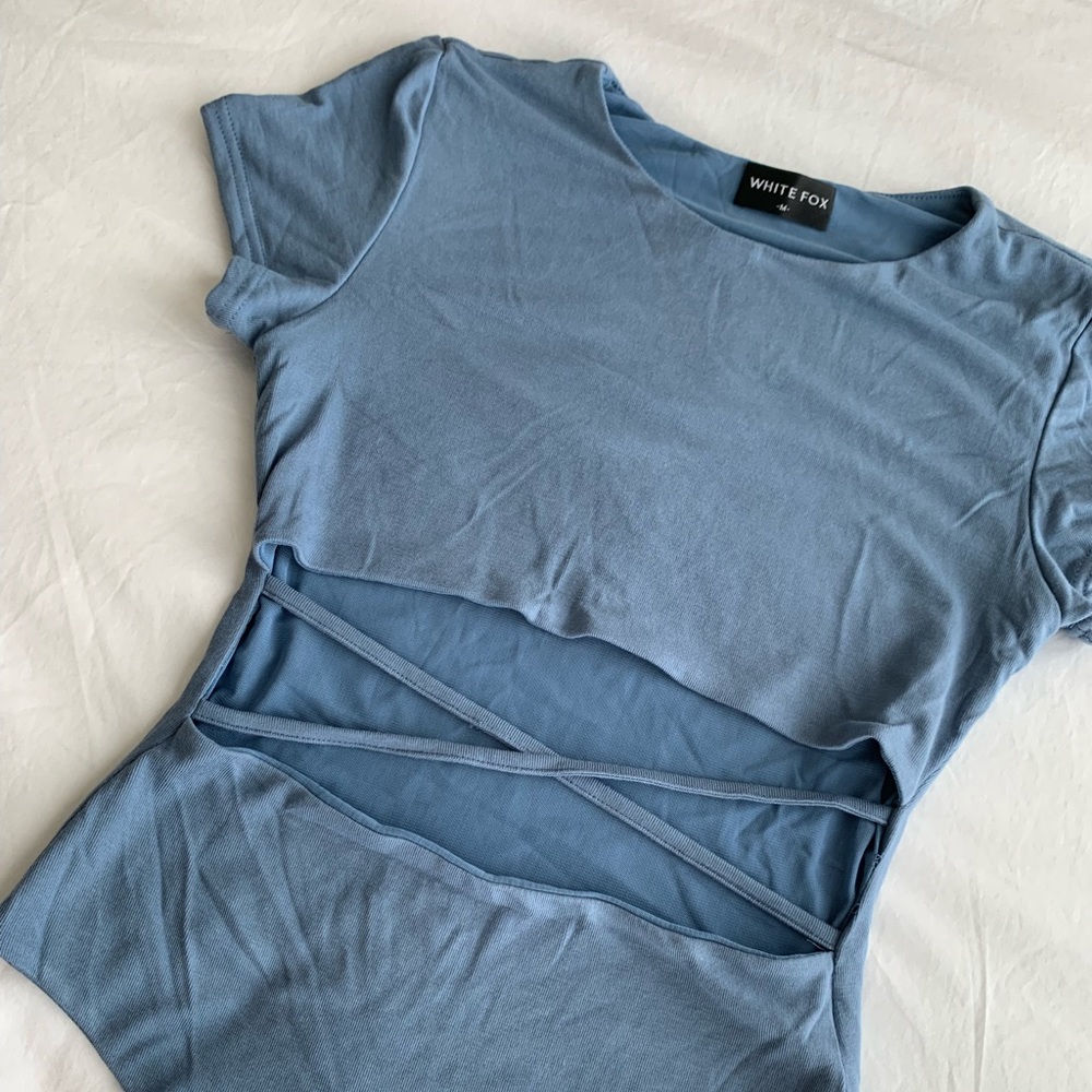 White Fox T-Shirt Bodysuit